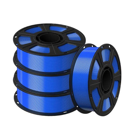 GEEETECH PETG 3D Printer Filament 1.75mm, 1kg Spool,4 Rolls Bundle