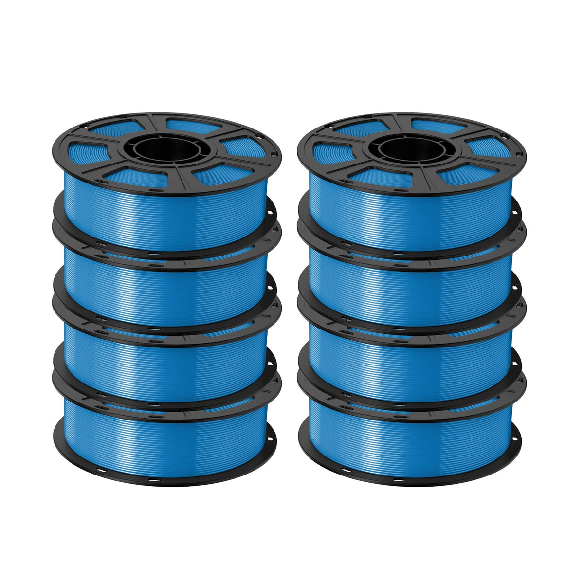 GEEETECH Silk PLA 3D Printer Filament 1.75mm, 1kg Spool, 8 Rolls Bundle
