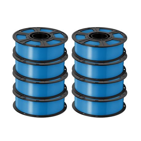 GEEETECH Silk PLA 3D Printer Filament 1.75mm, 1kg Spool, 8 Rolls Bundle
