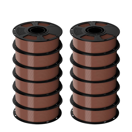 GEEETECH PLA 3D Printer Filament 1.75mm, 1kg Spool, 12 Rolls Bundle