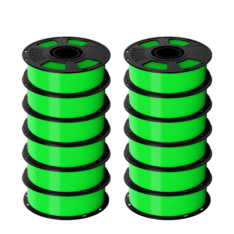 GEEETECH PLA 3D Printer Filament 1.75mm, 1kg Spool, 12 Rolls Bundle