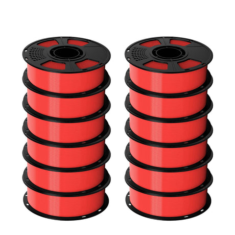GEEETECH PLA 3D Printer Filament 1.75mm, 1kg Spool, 12 Rolls Bundle