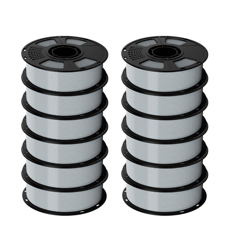 GEEETECH PLA 3D Printer Filament 1.75mm, 1kg Spool, 12 Rolls Bundle