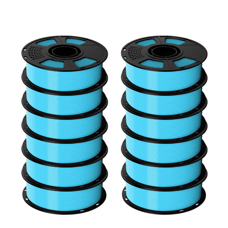 GEEETECH PLA 3D Printer Filament 1.75mm, 1kg Spool, 12 Rolls Bundle