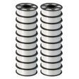 White Silk PLA Filament bundle 20 rolls