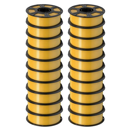 GEEETECH Silk PLA 3D Printer Filament 1.75mm, 1kg Spool, 20 Rolls Bundle