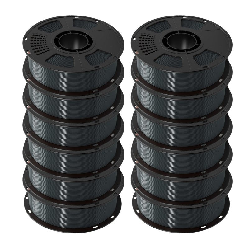 GEEETECH TPU 3D Printer Filament 1.75mm, 1kg Spool, 12 Rolls Bundle