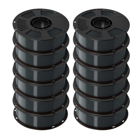 GEEETECH TPU 3D Printer Filament 1.75mm, 1kg Spool, 12 Rolls Bundle