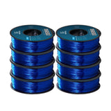 GEEETECH TPU 3D Printer Filament 1.75mm, 1kg Spool, 8 Rolls Bundle