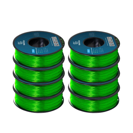 GEEETECH TPU 3D Printer Filament 1.75mm, 1kg Spool, 8 Rolls Bundle