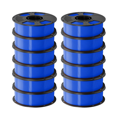 GEEETECH TPU 3D Printer Filament 1.75mm, 1kg Spool, 12 Rolls Bundle