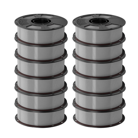 GEEETECH TPU 3D Printer Filament 1.75mm, 1kg Spool, 12 Rolls Bundle