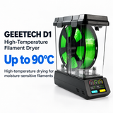 GEEETECH Filament DryerD1 3D Printer Filament Dryer Box, 30C-90C High-Temp Heated Dehydrator