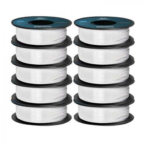 GEEETECH ABS+ 3D Printer Filament 1.75mm, 1kg Spool, 10 Rolls Bundle