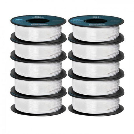 GEEETECH ABS+ 3D Printer Filament 1.75mm, 1kg Spool, 10 Rolls Bundle