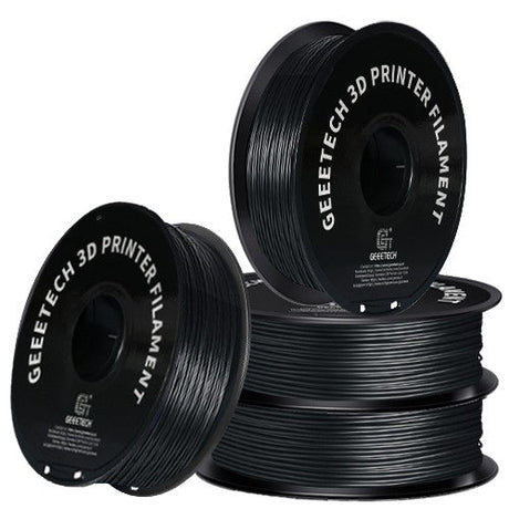 GEEETECH ABS+ 3D Printer Filament 1.75mm, 1kg Spool, 4 Rolls Bundle
