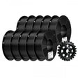 GEEETECH ASA 3D Printer Filament 1.75mm, 1kg Spool, 10 Rolls Bundle