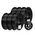 GEEETECH ASA 3D Printer Filament 1.75mm, 1kg Spool, 6 Rolls Bundle