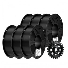 GEEETECH ASA 3D Printer Filament 1.75mm, 1kg Spool, 6 Rolls Bundle