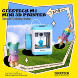 GEEETECH M1 High-Speed Mini 3D Printer for Kids & Beginners