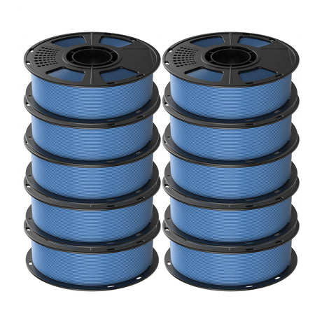 GEEETECH Matte PLA 3D Printer Filament 1.75mm, 1kg Spool, 10 Rolls Bundle