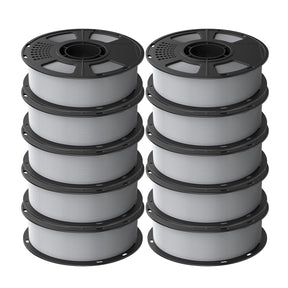 GEEETECH Matte PLA 3D Printer Filament 1.75mm, 1kg Spool, 10 Rolls Bundle