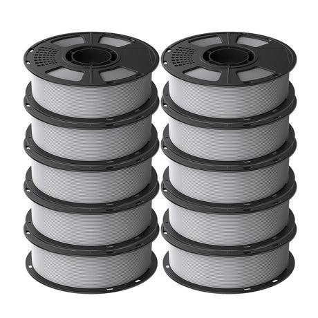 GEEETECH Matte PLA 3D Printer Filament 1.75mm, 1kg Spool, 10 Rolls Bundle