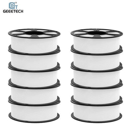 GEEETECH Matte PLA 3D Printer Filament 1.75mm, 1kg Spool, 10 Rolls Bundle