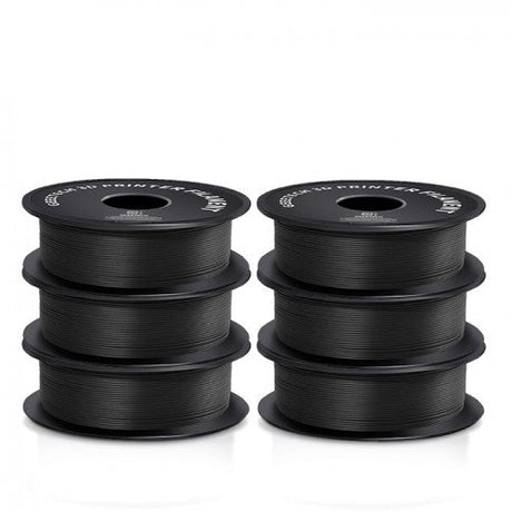 GEEETECH Matte PLA 3D Printer Filament 1.75mm, 1kg Spool, 6 Rolls Bundle