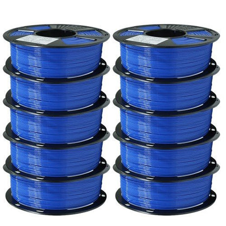 GEEETECH PETG 3D Printer Filament 1.75mm, 1kg Spool, 10 Rolls Bundle