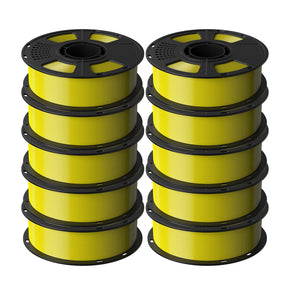 GEEETECH PETG 3D Printer Filament 1.75mm, 1kg Spool, 10 Rolls Bundle
