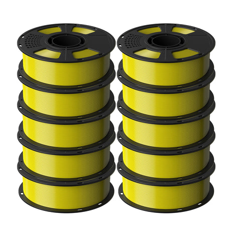 GEEETECH PETG 3D Printer Filament 1.75mm, 1kg Spool, 10 Rolls Bundle