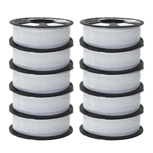 GEEETECH PETG 3D Printer Filament 1.75mm, 1kg Spool, 10 Rolls Bundle