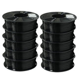 GEEETECH PETG 3D Printer Filament 1.75mm, 1kg Spool, 10 Rolls Bundle