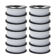 GEEETECH PETG 3D Printer Filament 1.75mm, 1kg Spool,12 Rolls Bundle