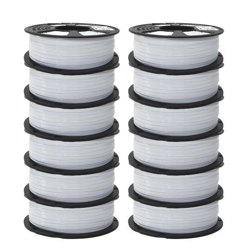 GEEETECH PETG 3D Printer Filament 1.75mm, 1kg Spool,12 Rolls Bundle