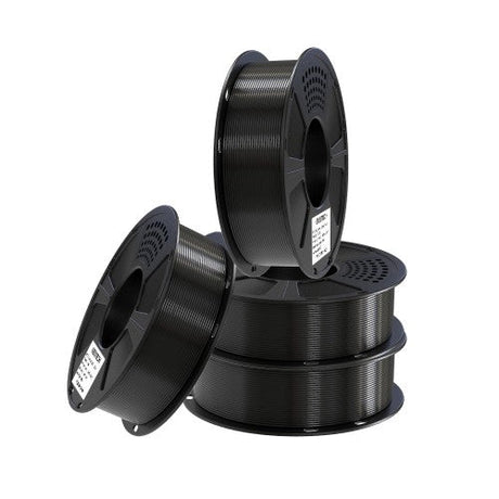 GEEETECH PETG 3D Printer Filament 1.75mm, 1kg Spool,4 Rolls Bundle