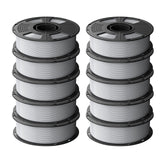 GEEETECH PLA 3D Printer Filament 1.75mm, 1kg Spool, 10 Rolls Bundle