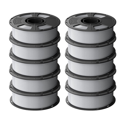 GEEETECH PLA 3D Printer Filament 1.75mm, 1kg Spool, 10 Rolls Bundle