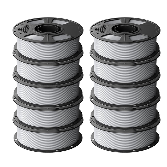 GEEETECH PLA 3D Printer Filament 1.75mm, 1kg Spool, 10 Rolls Bundle