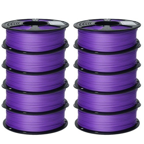 GEEETECH PLA 3D Printer Filament 1.75mm, 1kg Spool, 10 Rolls Bundle