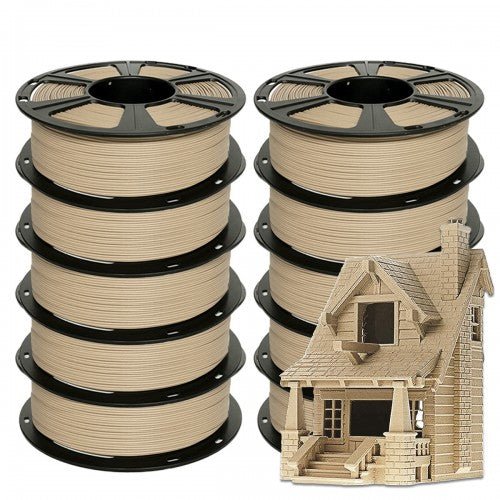 GEEETECH PLA 3D Printer Filament 1.75mm, 1kg Spool, 10 Rolls Bundle