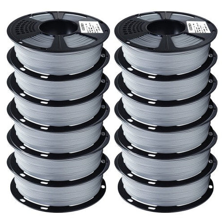GEEETECH PLA 3D Printer Filament 1.75mm, 1kg Spool, 12 Rolls Bundle