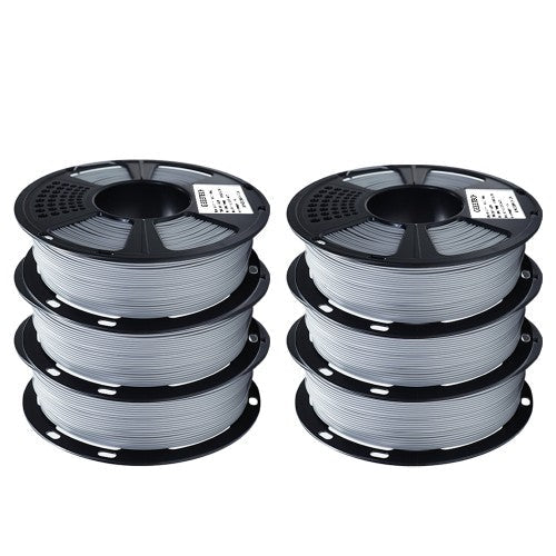 GEEETECH PLA 3D Printer Filament 1.75mm, 1kg Spool, 6 Rolls Bundle