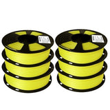 GEEETECH PLA 3D Printer Filament 1.75mm, 1kg Spool, 6 Rolls Bundle