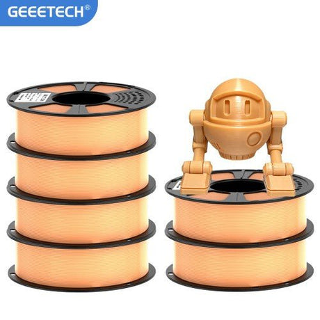GEEETECH PLA 3D Printer Filament 1.75mm, 1kg Spool, 6 Rolls Bundle