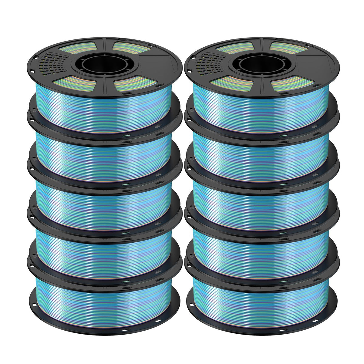 Silk PLA Filament Bundle 10 Rolls – GEEETECH