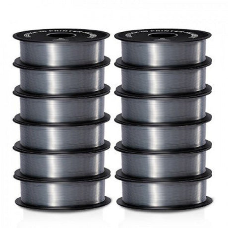 GEEETECH Silk PLA 3D Printer Filament 1.75mm, 1kg Spool, 12 Rolls Bundle