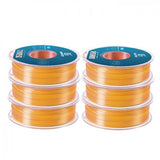 GEEETECH Silk PLA 3D Printer Filament 1.75mm, 1kg Spool, 6 Rolls Bundle