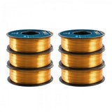 GEEETECH Silk PLA 3D Printer Filament 1.75mm, 1kg Spool, 6 Rolls Bundle